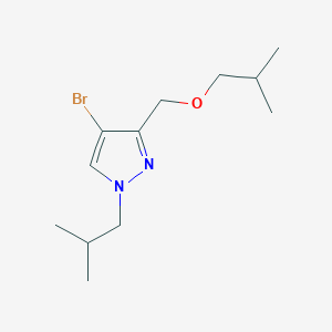 4-bromo-3-(isobutoxymethyl)-1-isobutyl-1H-pyrazole