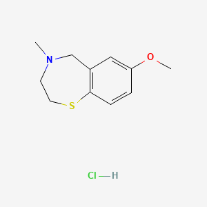 molecular formula C11H16ClNOS B2382890 S107 hydrochloride 