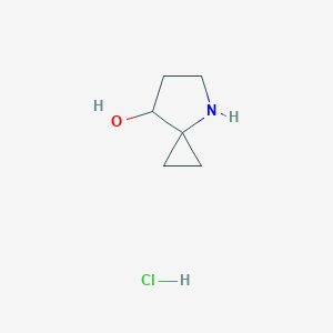 4-Azaspiro[2.4]heptan-7-ol;hydrochloride
