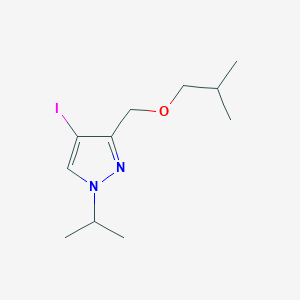 4-iodo-3-(isobutoxymethyl)-1-isopropyl-1H-pyrazole