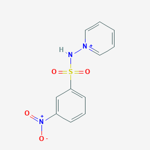 molecular formula C11H10N3O4S B2382912 1-[(3-Nitrobenzenesulfonyl)azanidyl]pyridin-1-ium CAS No. 1643775-95-4