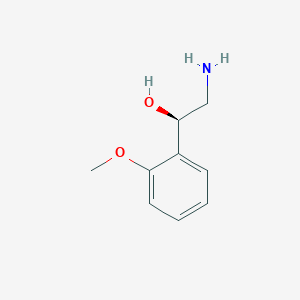 molecular formula C9H13NO2 B2382963 (1R)-2-amino-1-(2-methoxyphenyl)ethan-1-ol CAS No. 1379443-36-3