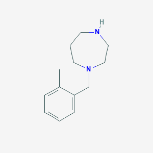 molecular formula C13H20N2 B2382989 1-[(2-Methylphenyl)methyl]-1,4-diazepane CAS No. 926198-09-6