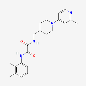 molecular formula C22H28N4O2 B2383016 N1-(2,3-dimethylphenyl)-N2-((1-(2-methylpyridin-4-yl)piperidin-4-yl)methyl)oxalamide CAS No. 2034306-99-3