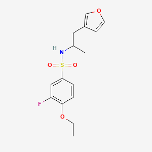 4-ethoxy-3-fluoro-N-(1-(furan-3-yl)propan-2-yl)benzenesulfonamide