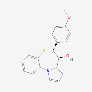 6-(4-Methoxyphenyl)pyrrolo(2,1-d)(1,5)benzothiazepin-7(6H)-ol
