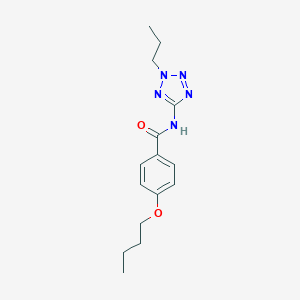 4-butoxy-N-(2-propyl-2H-tetrazol-5-yl)benzamide