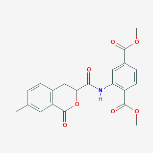Dimethyl 2-(7-methyl-1-oxoisochroman-3-carboxamido)terephthalate