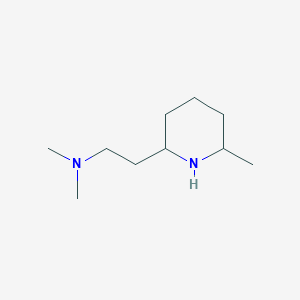 Dimethyl[2-(6-methylpiperidin-2-yl)ethyl]amine