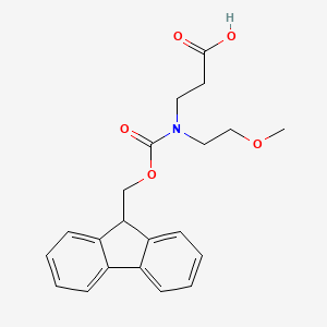 3-{[(9H-fluoren-9-ylmethoxy)carbonyl](2-methoxyethyl)amino}propanoic acid