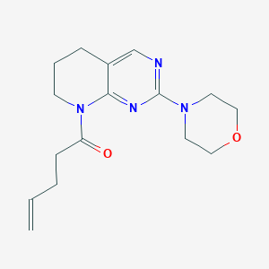 1-(2-morpholino-6,7-dihydropyrido[2,3-d]pyrimidin-8(5H)-yl)pent-4-en-1-one