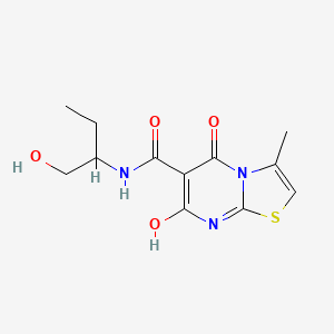 7-hydroxy-N-(1-hydroxybutan-2-yl)-3-methyl-5-oxo-5H-thiazolo[3,2-a]pyrimidine-6-carboxamide