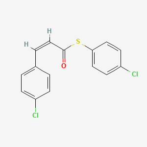 S-(4-chlorophenyl) 3-(4-chlorophenyl)-2-propenethioate