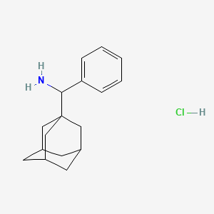 1-Adamantyl(phenyl)methanamine;hydrochloride