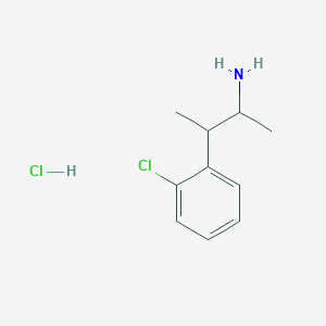 3-(2-Chlorophenyl)butan-2-amine hydrochloride