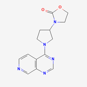 3-(1-Pyrido[3,4-d]pyrimidin-4-ylpyrrolidin-3-yl)-1,3-oxazolidin-2-one