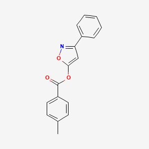 3-Phenyl-5-isoxazolyl 4-methylbenzenecarboxylate