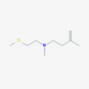 N,3-Dimethyl-N-(2-methylsulfanylethyl)but-3-en-1-amine
