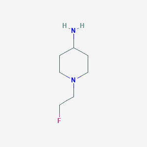 molecular formula C7H15FN2 B2383228 1-(2-Fluoroethyl)piperidin-4-amine CAS No. 947263-70-9