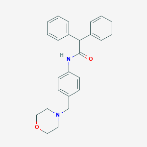 N-[4-(morpholin-4-ylmethyl)phenyl]-2,2-diphenylacetamide