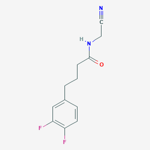 N-(cyanomethyl)-4-(3,4-difluorophenyl)butanamide