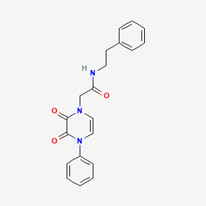 2-(2,3-dioxo-4-phenyl-3,4-dihydropyrazin-1(2H)-yl)-N-phenethylacetamide