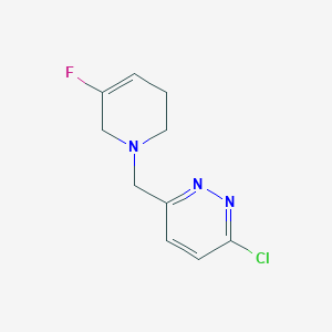 3-Chloro-6-[(5-fluoro-1,2,3,6-tetrahydropyridin-1-yl)methyl]pyridazine