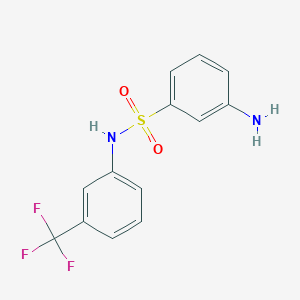 B2383307 3-Amino-N-(3-trifluoromethyl-phenyl)-benzenesulfonamide CAS No. 327093-05-0