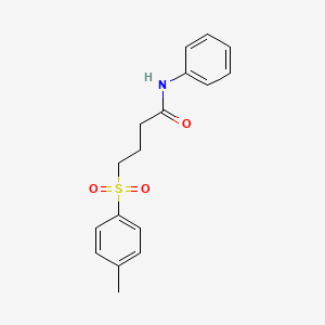 molecular formula C17H19NO3S B2383308 N-phenyl-4-tosylbutanamide CAS No. 70509-63-6