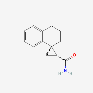 (1'R,4R)-Spiro[2,3-dihydro-1H-naphthalene-4,2'-cyclopropane]-1'-carboxamide