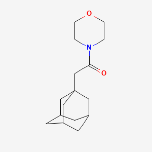 molecular formula C16H25NO2 B2383327 2-(1-adamantyl)-1-morpholinoethan-1-one CAS No. 259196-32-2