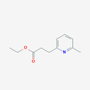 molecular formula C11H15NO2 B2383335 Ethyl 3-(6-methylpyridin-2-yl)propanoate CAS No. 502609-55-4