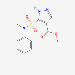 methyl 5-{[methyl(4-methylphenyl)amino]sulfonyl}-1H-pyrazole-4-carboxylate