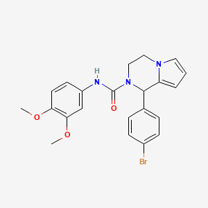 1-(4-bromophenyl)-N-(3,4-dimethoxyphenyl)-3,4-dihydropyrrolo[1,2-a]pyrazine-2(1H)-carboxamide