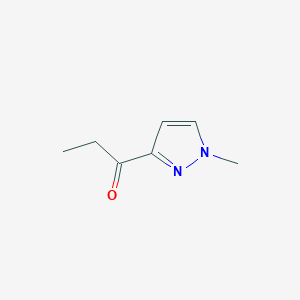 molecular formula C7H10N2O B2383361 1-(1-methyl-1H-pyrazol-3-yl)propan-1-one CAS No. 288092-88-6