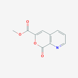 molecular formula C10H7NO4 B2383379 Methyl 8-oxopyrano[3,4-B]pyridine-6-carboxylate CAS No. 2109179-79-3