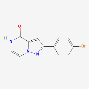 2-(4-bromophenyl)pyrazolo[1,5-a]pyrazin-4(5H)-one