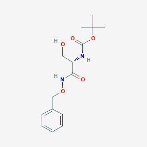 molecular formula C15H22N2O5 B023835 N-Boc-L-Ser-NHOBn CAS No. 26048-92-0