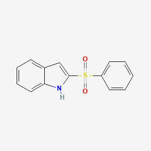 molecular formula C14H11NO2S B2383592 2-(Phenylsulfonyl)-1H-indole CAS No. 959312-83-5