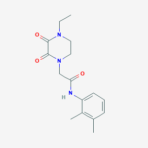 N-(2,3-dimethylphenyl)-2-(4-ethyl-2,3-dioxopiperazin-1-yl)acetamide