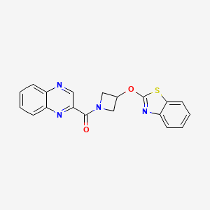 (3-(Benzo[d]thiazol-2-yloxy)azetidin-1-yl)(quinoxalin-2-yl)methanone