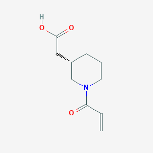 2-[(3S)-1-Prop-2-enoylpiperidin-3-yl]acetic acid