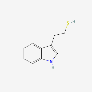 molecular formula C10H11NS B2383751 1H-Indole-3-ethanethiol CAS No. 15774-06-8