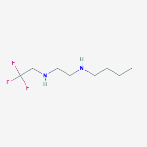 molecular formula C8H17F3N2 B2383830 N-Butyl-N'-2,2,2-trifluoroethyl ethylenediamine CAS No. 886503-62-4