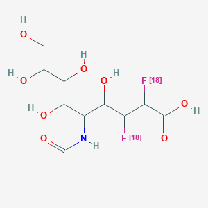 molecular formula C14H22ClN3O2 B238399 N-Acetyl-2-deoxy-2,3-difluoroneuraminic acid CAS No. 129932-88-3