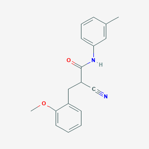 2-cyano-3-(2-methoxyphenyl)-N-(3-methylphenyl)propanamide