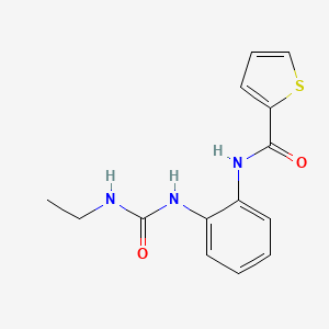N-(2-(3-ethylureido)phenyl)thiophene-2-carboxamide