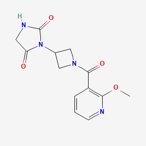 3-(1-(2-Methoxynicotinoyl)azetidin-3-yl)imidazolidine-2,4-dione