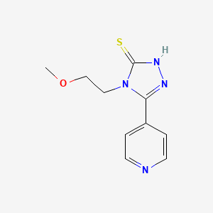 4-(2-Methoxyethyl)-5-(pyridin-4-yl)-4h-1,2,4-triazole-3-thiol