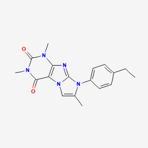 6-(4-Ethylphenyl)-2,4,7-trimethylpurino[7,8-a]imidazole-1,3-dione